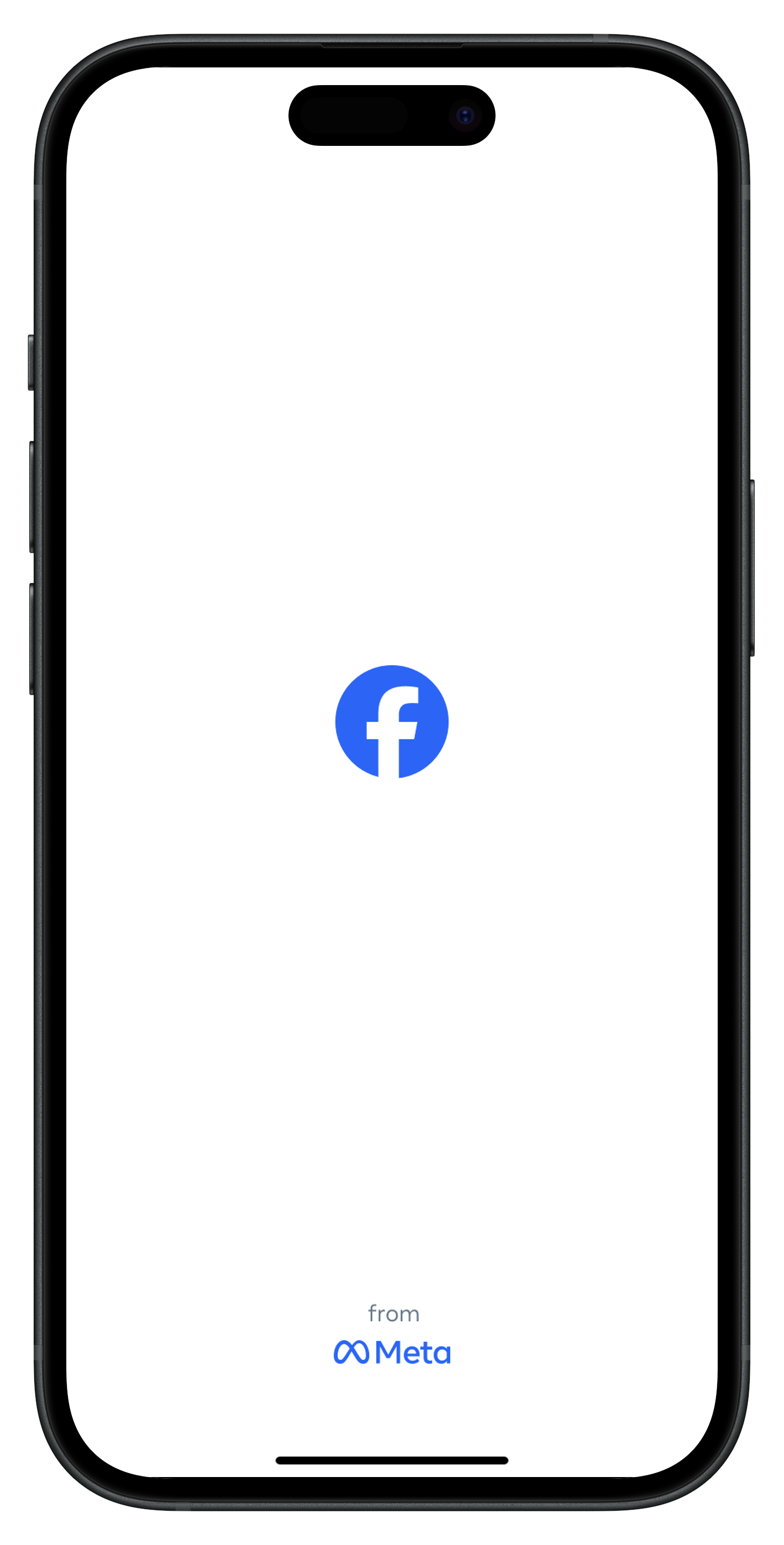 Phone with the Facebook app