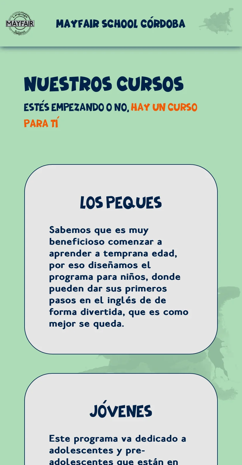 An example of a web design I have made